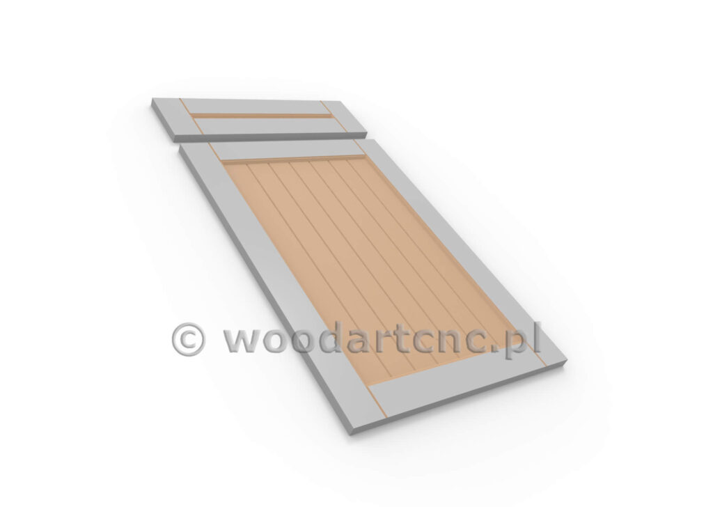 Front do mebli z przeznaczeniem do kuchni, łazienki, przedpokoju, salonu. Wykonane z MDF po frezowaniu przekazane do lakierni a tam malowane wybranym przez klienta kolorem. Wybór kolorów gwarantuje idealny dobór zadowalających i odpowiednich do wystroju i aranżacji wnętrza.