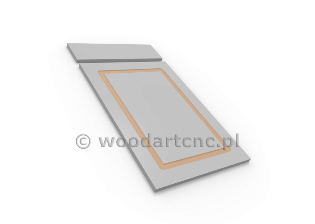 Front do mebli z przeznaczeniem do kuchni, łazienki, przedpokoju, salonu. Wykonane z MDF po frezowaniu przekazane do lakierni a tam malowane wybranym przez klienta kolorem. Wybór kolorów gwarantuje idealny dobór zadowalających i odpowiednich do wystroju i aranżacji wnętrza.