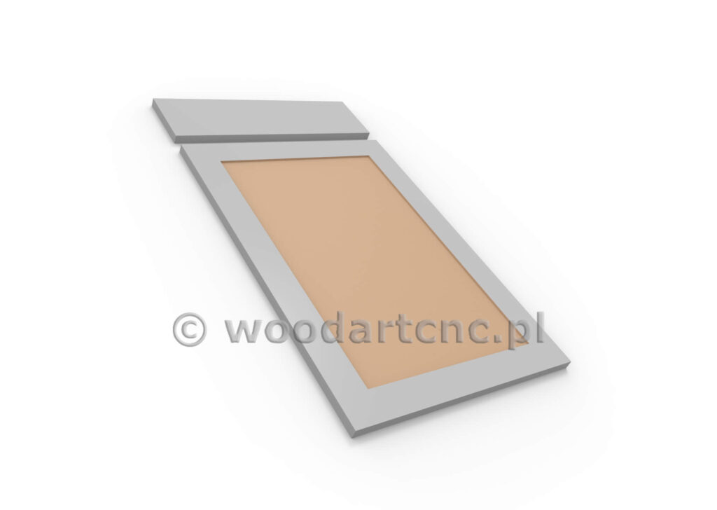 Front do mebli z przeznaczeniem do kuchni, łazienki, przedpokoju, salonu. Wykonane z MDF po frezowaniu przekazane do lakierni a tam malowane wybranym przez klienta kolorem. Wybór kolorów gwarantuje idealny dobór zadowalających i odpowiednich do wystroju i aranżacji wnętrza.