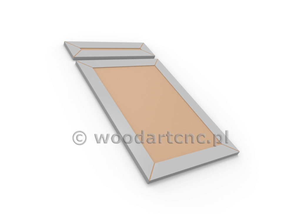 Front do mebli z przeznaczeniem do kuchni, łazienki, przedpokoju, salonu. Wykonane z MDF po frezowaniu przekazane do lakierni a tam malowane wybranym przez klienta kolorem. Wybór kolorów gwarantuje idealny dobór zadowalających i odpowiednich do wystroju i aranżacji wnętrza.