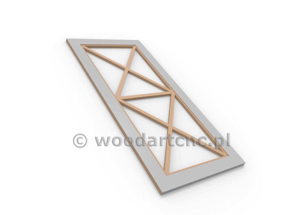 Front ze szprosami, które wracają do łask dekoratorów wnętrz, wykonane z MDF po frezowaniu przekazane do lakierni a tam malowane wybranym przez klienta kolorem. Wybór kolorów gwarantuje idealny dobór zadowalających i odpowiednich do wystroju i aranżacji wnętrza.