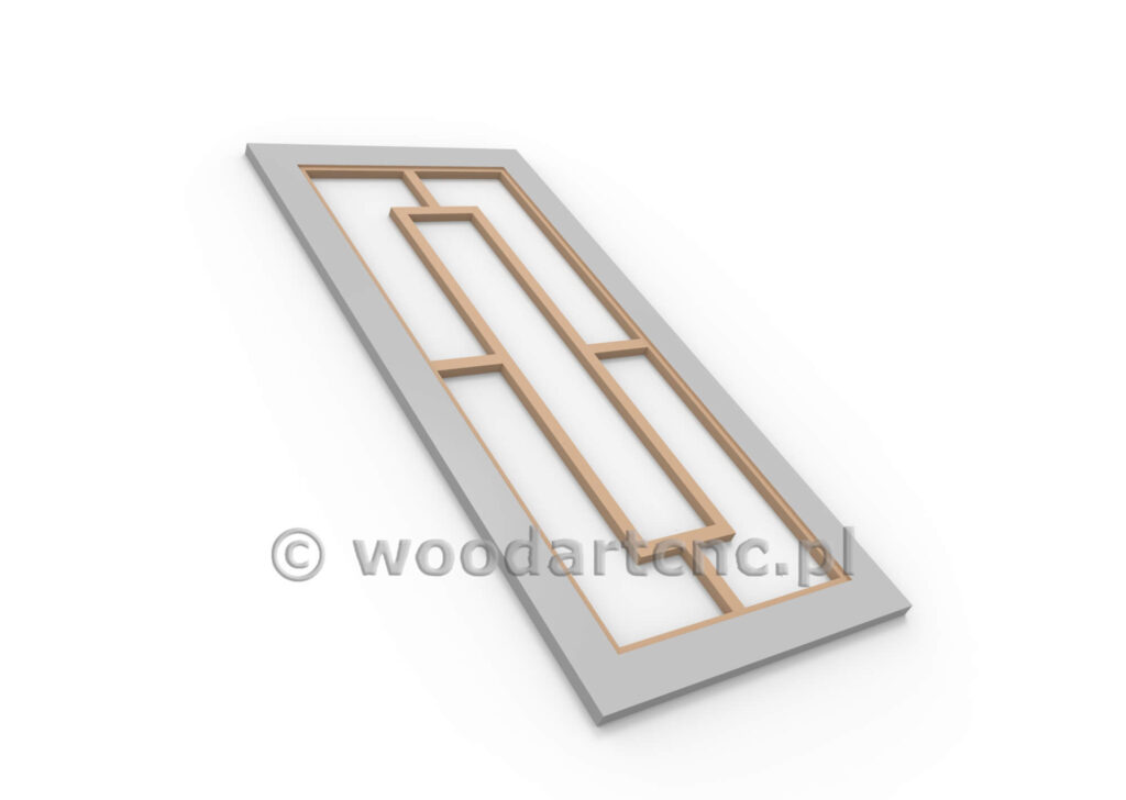 Front ze szprosami, które wracają do łask dekoratorów wnętrz, wykonane z MDF po frezowaniu przekazane do lakierni a tam malowane wybranym przez klienta kolorem. Wybór kolorów gwarantuje idealny dobór zadowalających i odpowiednich do wystroju i aranżacji wnętrza.