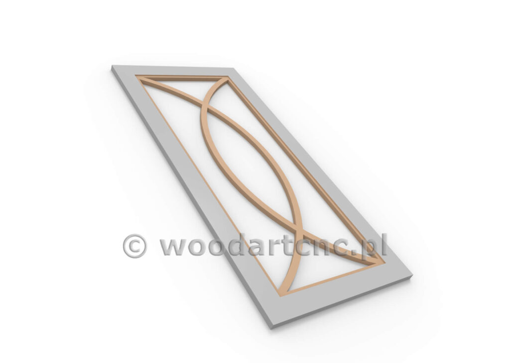 Front ze szprosami, które wracają do łask dekoratorów wnętrz, wykonane z MDF po frezowaniu przekazane do lakierni a tam malowane wybranym przez klienta kolorem. Wybór kolorów gwarantuje idealny dobór zadowalających i odpowiednich do wystroju i aranżacji wnętrza.